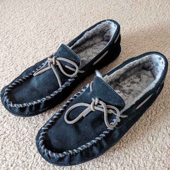 LL Bean Wicked Good Winter Moccasins Men's 11 - Picture 1 of 6